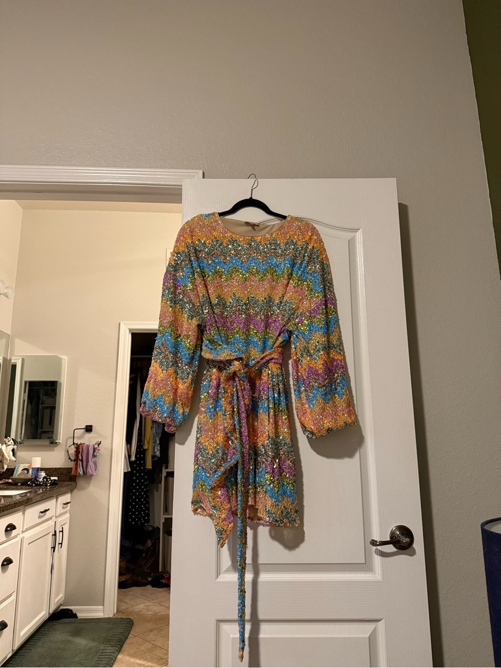 Colorful Sequin Dress